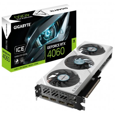 Gigabyte GeForce RTX 4060 EAGLE OC ICE 8G NVIDIA 8 GB GDDR6 (Espera 4 dias)